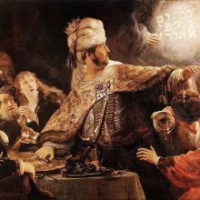 Rembrandt - Belshazzar's Feast (1635)